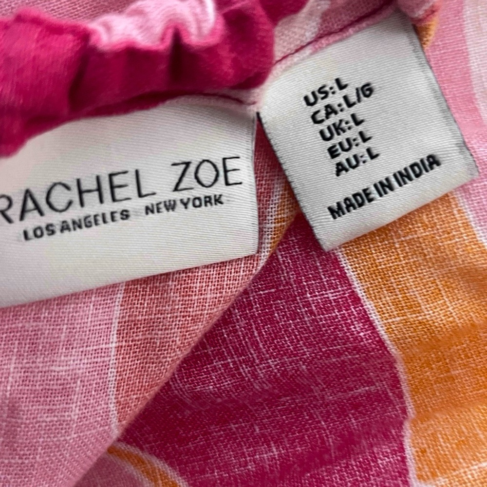 Rachel Zoe Vibrant Pink and Orange Dress - Picture 2 of 6